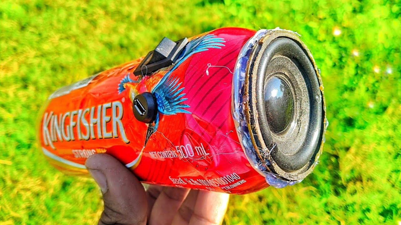 Fantastic idea with waste Material How to make portable Bluetooth speaker diy speaker YouTube