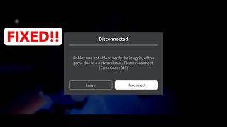 How to fix Roblox error code 319 (Game Integrity Failed)