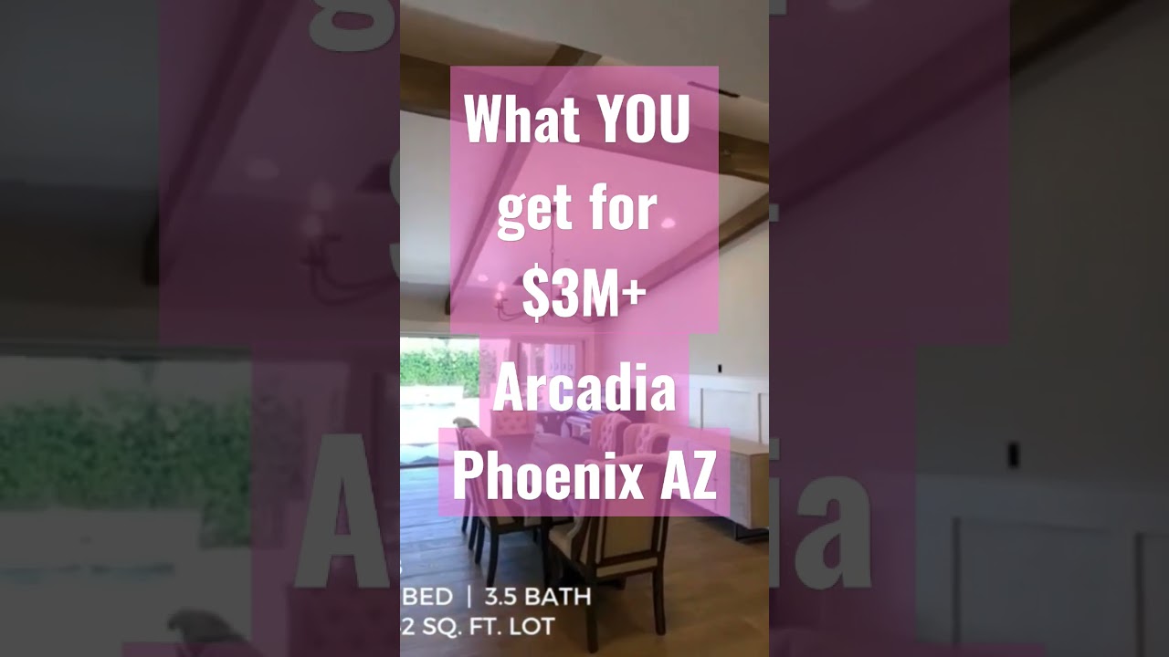 What YOU get for $3 MILLION DOLLARS+ in Phoenix AZ🌵 Phoenix Arizona Homes For Sale | Arcadia