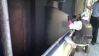 Corcho proyectado en emulsión Revetec Malaka