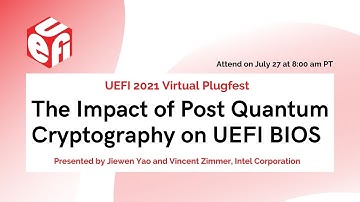 The Impact of Post Quantum Cryptography on UEFI BIOS