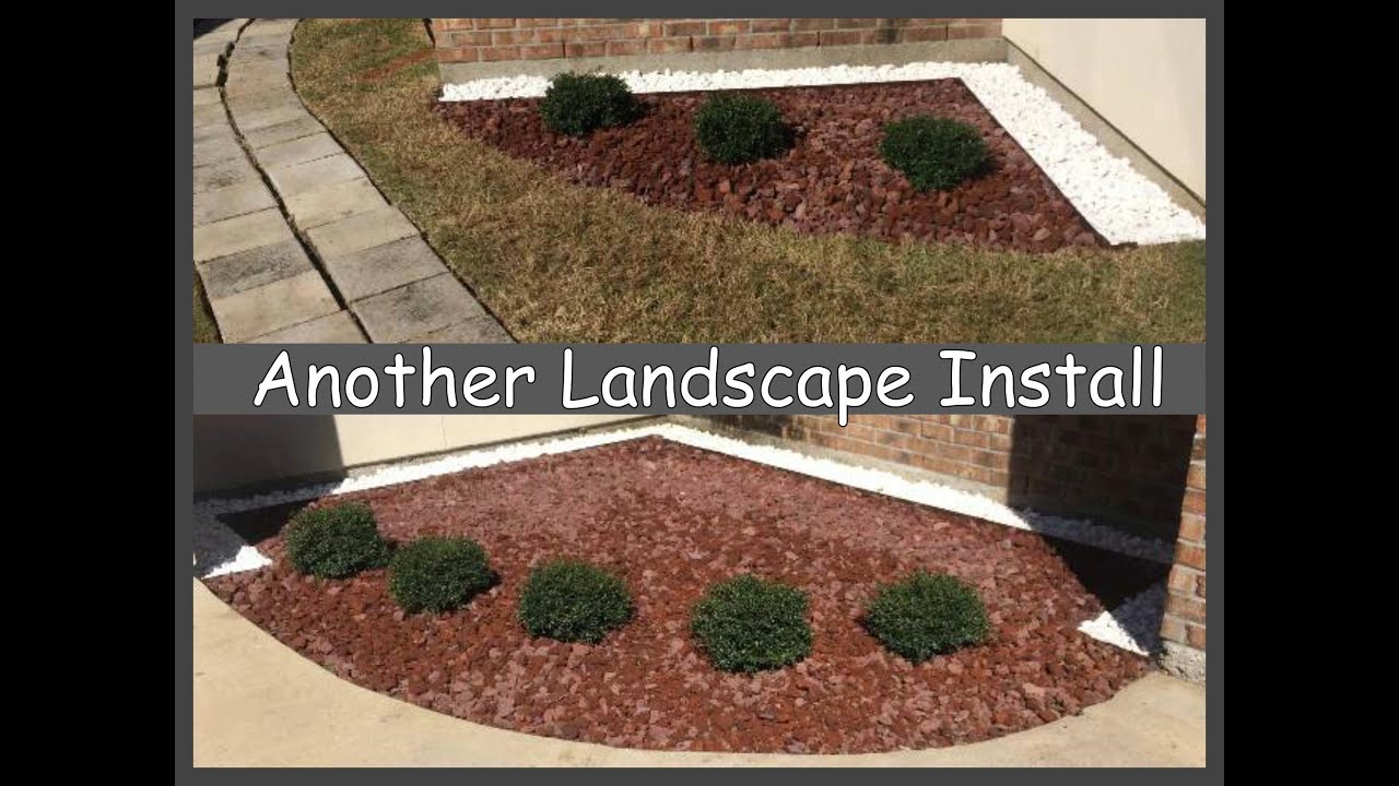 Our Second Landscape Install YouTube