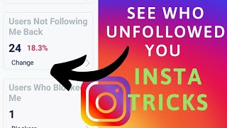 How to know who unfollowed you on Instagram// Instagram tricks 2019 screenshot 2