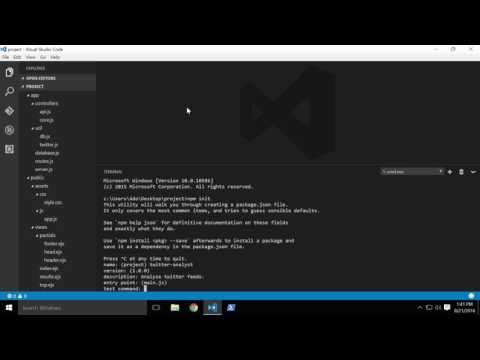 [Getting Started with Node.js] Lesson 7  Package json