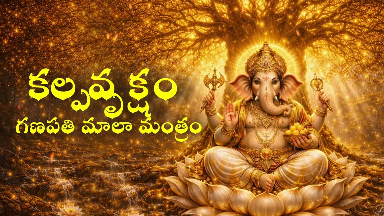 కల్పవృక్షం గణపతి మాలా మంత్రం | కోరిన కోరికలు నెరవేరే శక్తివంతమైన గణేశ జపం | Ganapathi Jayanthi