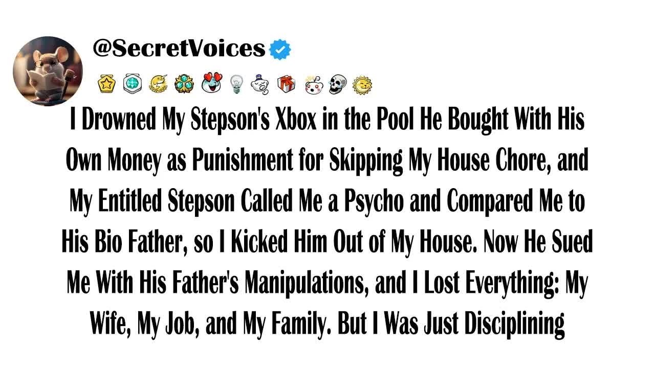 I Drowned My Stepson's Xbox in the Pool He Bought With His Own Money as Punishment for Skipping