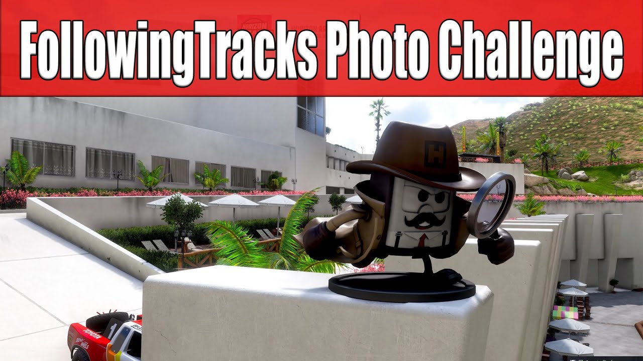 FH5 FollowingTracks Photo Challenge - Photograph the Detective Tank at Palacio Azul del Oceano