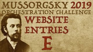 Mussorgsky Challenge Website Evaluations E