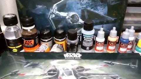 Bandai X-Wing Build pt1: The Paints