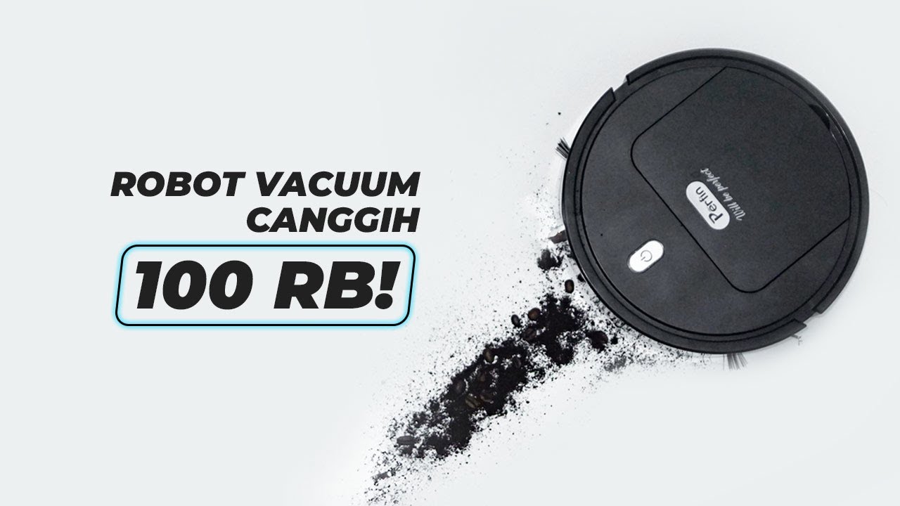 Robot Vacuum Cleaner TERBAIK 100k ! Review Perfin PFRBVC01 Robot Vacum Robot Cleaner Smart