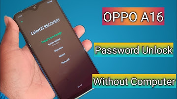 OPPO A16 (CPH2269) Hard Reset Without Pc | Password Unlock | OPPO A16 Factory Reset 100% Ok