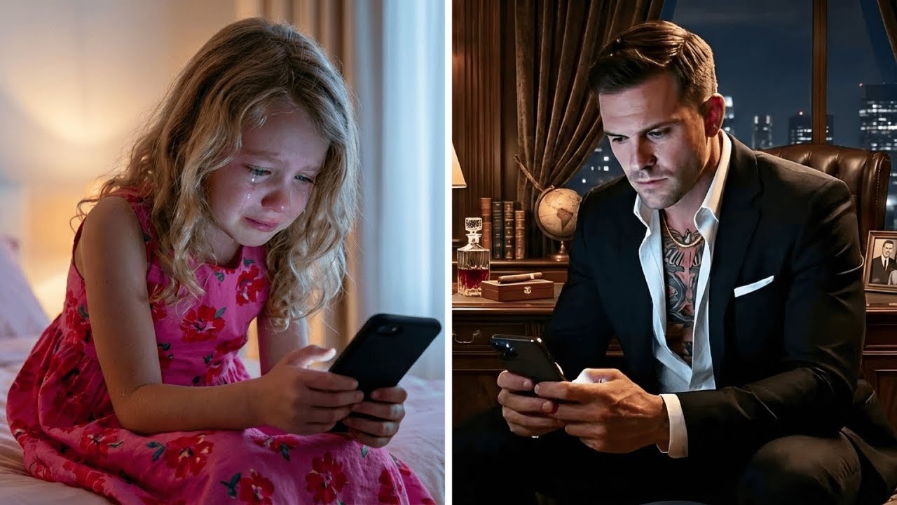 Niña Envió “Está Golpeando a Mi Mamá” al Número Equivocado—El Mafia Boss Respondió: “Voy”