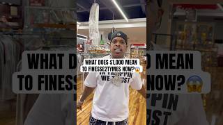 What does $1,000 mean to #Finesse2Tymes now? 😱 #upcomingartist #hiphopnews #moneymindset #shorts