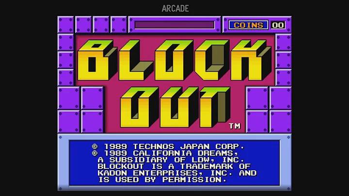 Block Out / Arcade, Atari ST, Amiga, Ms-Dos, Apple 2GS, C64, Megadrive, Lynx
