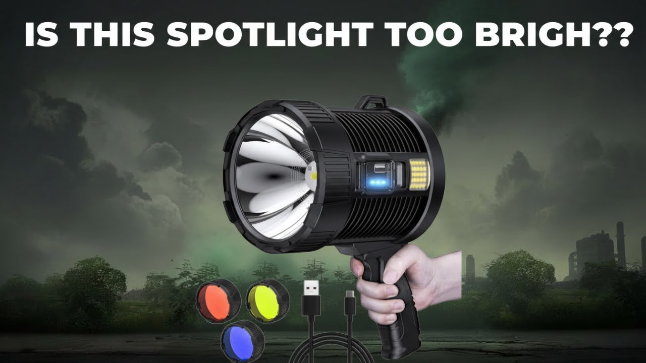 This Practical Survival Spotlight Might Be ILLEGAL… It’s THAT Bright!