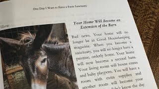 Chapter 1: Your Home will become an extension of the barn