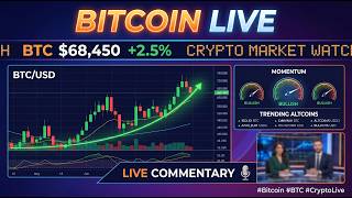 Bitcoin Live: BTC Charts, Momentum & Crypto Market Watch #Bitcoin #BTC #CryptoLive