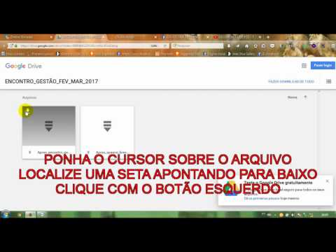 BAIXAR ARQUIVOS DO GOOGLE DOCS