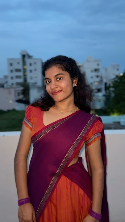 Langa voni vesukunna😌✨ #celebrityoutfitrecreation #happydays #vishalareddy #youtuber #dasara2025