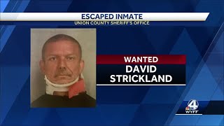 Union County deputies searching for escaped inmate