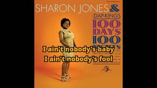 Sharon Jones & The Dap-Kings - Nobody's Baby karaoke