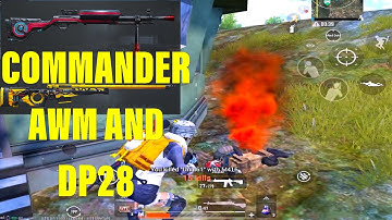 New AWM game play and Enigmatic DP28 pubg mobile