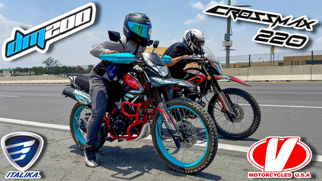 Italika DM200 vs Cross Max 220|Carrera|¿Son La Misma Cosa?😱😳🤯