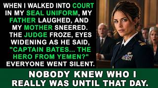 My Father Laughed At My Uniform In Court—Then The Judge Froze: “Captain Bates… The Hero From Yemen”