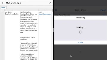 Book Generator - Convert Google Sheets to EPUB