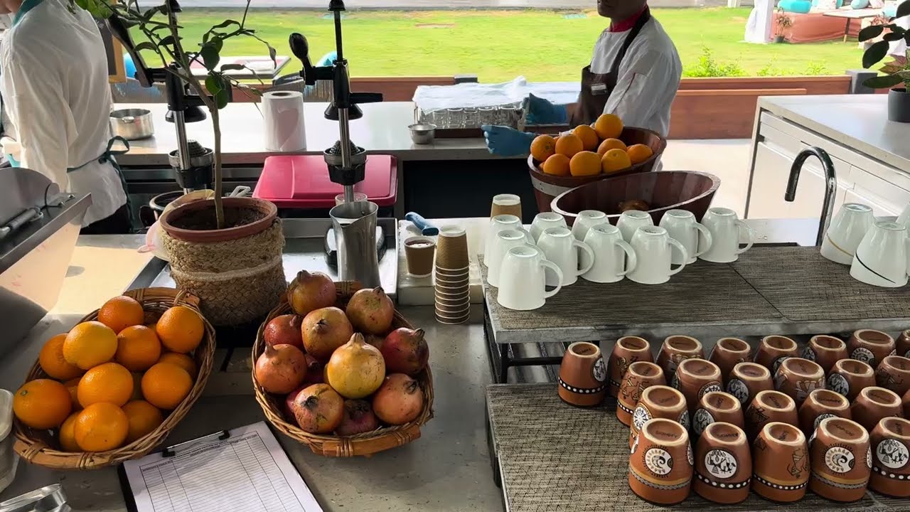 Breakfast at Radisson Blu Resort Alibaug 