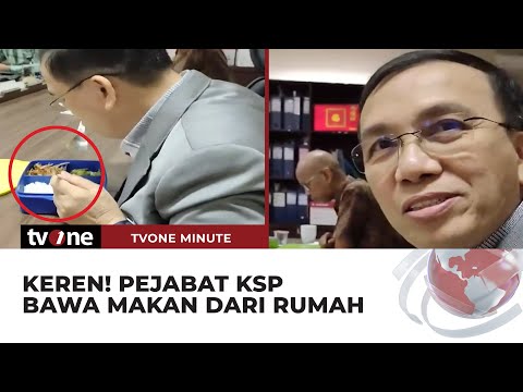 Viral! Pejabat di Kantor Staf Presiden Bawa Bekal, Tuai Pujian Netizen | tvOne Minute