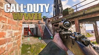 Collateral! M1903 ACOG Sniping - Call of Duty: WWII PC Gameplay