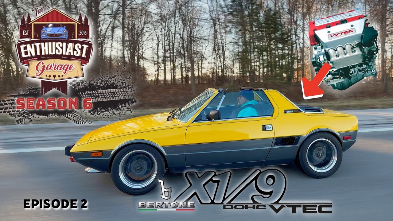 This K swapped Bertone x1/9 is the WAY!  : Tim's Enthusiast Garage S6 E2