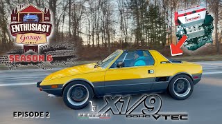 This K swapped Bertone x1/9 is the WAY!  : Tim's Enthusiast Garage S6 E2