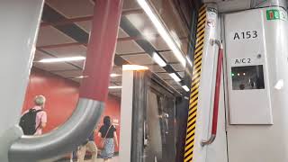 港鐵港島綫列車(A254／A153) 關門片段 ( A5 ) － A153