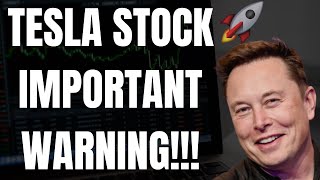 🔥 TESLA STOCK IMPORTANT WARNING!!! TSLA, SPY, NVDA, AAPL, META, AMZN, & QQQ INTRADAY PREDICTIONS!!