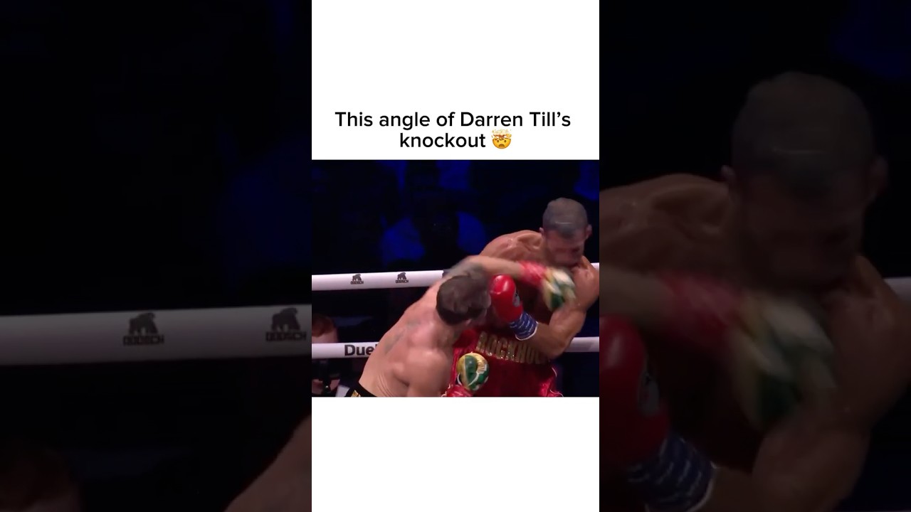 This angle of Darren Till’s knockout 🤯. #ufc #mma #misfits #darrentill #lukerockhold #boxing