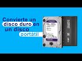 Convierte un disco duro en un disco duro externo 😲 #tecnología