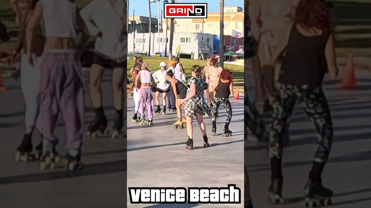 Chris Brown & Tyga - 'B*****es N M*******a' | Infectious Grooves at Venice Beach Roller Disco Plaza