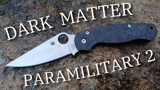 Spyderco Paramilitary 2 ReaperWorX Scale Swop! (DARK MATTER PM2 SCALES)