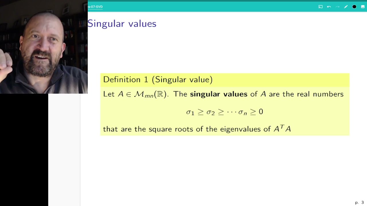 UofM - MATH 2740 - Lecture 07 - Part 2 - SVD (theory)