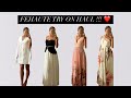 ✨ Fehaute Luxury Try-On Haul | Elegant Maxi Dresses 2025 🤍 #dresshaul #tryonhaul #fashion #tryon