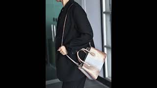 Genuine Python Leather Tote Bag