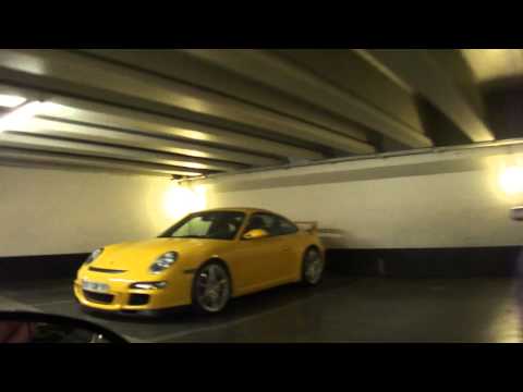 Parking Garage at Champs Elysees TONS of Exotic cars