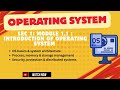 Lec 1 - Module 1.1 : Introduction of Operating System