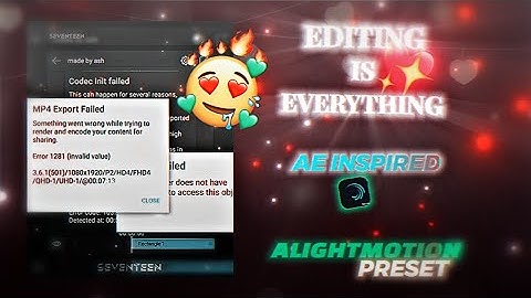 Ae inspired | Editing is everything | Alightmotion Editors 🤏😎🔥 | whatsapp status | XML in desc
