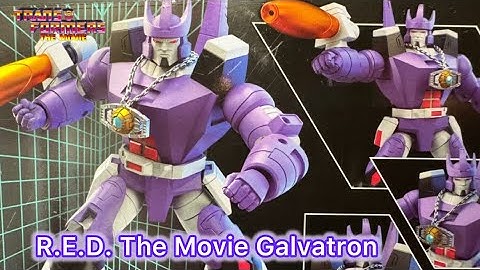 Transformers R.E.D Transformers the Movie Galvatron 4K video review