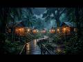Heavy Rain and Cozy Forest Atmosphere 🌧️ Deep Sleep Rain Sounds for Calm Relaxation Tonight