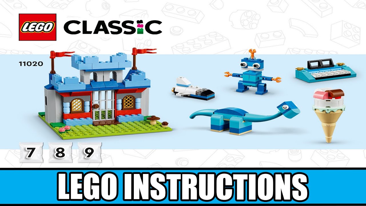 Classic - Build Together (Book 3 BLUE) LEGO instructions