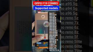 #short vivo y18 oppo F19 universal combo supported models list